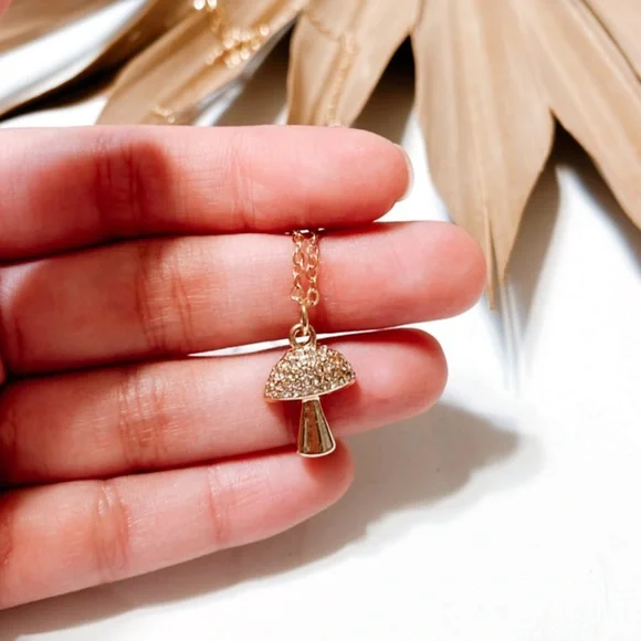 Mushroom necklace #909 - Picture 3 of 3